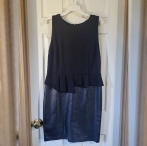 Inc International Concepts Peplum Vegan Leather Dress